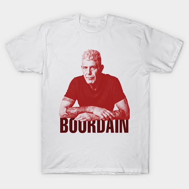 CULINARY ADVENTURE BOURDAIN T-Shirt by Greater Maddocks Studio